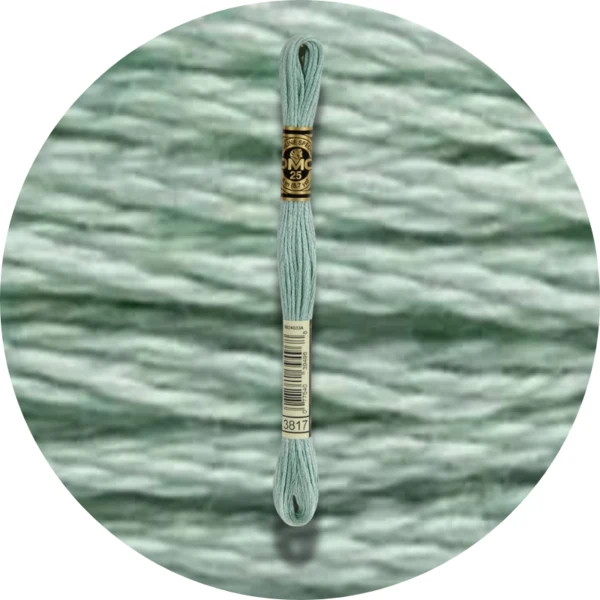 DMC Mouliné Spécial 25 Broderigarn, Ensfarvet, Grønne nuancer